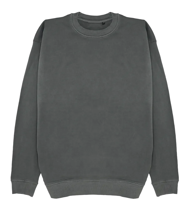 Crewneck Hudson - sudadera cuello redondo-efecto lavado 350 gr.